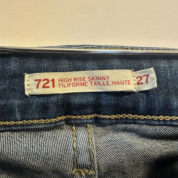 Levi 721 high rise skinny size 27 - Picture 3 of 6